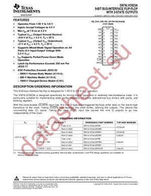 SN74LVC823ADWR datasheet  